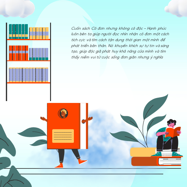 Sách Cô Đơn Nhưng Không Cô Đ.ộc: Hạnh Phúc Luôn Bên Ta Phát triển bản thân Tác Giả Tom Albrighton Bizbooks