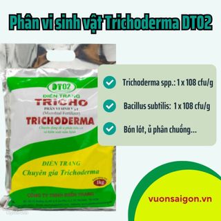 Trichoderma Điền Trang, gói 1kg, xử lí nấm bệnh trong đất, ủ phân hữu cơ - Green City