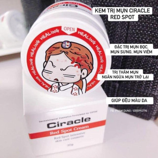 KEM GIẢM MỤN HIỆU QUẢ CIRACLE RED SPOT CREAM 30G - 16860VERA