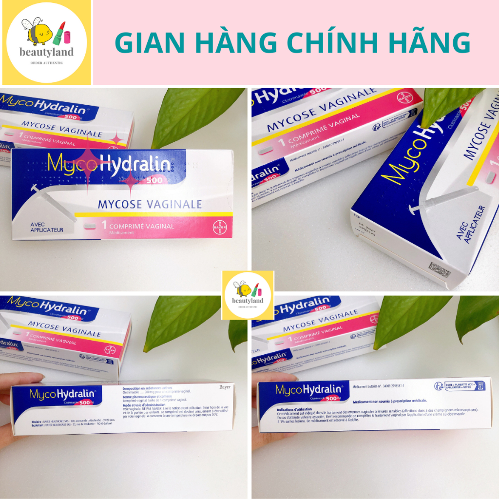 Viên Myco Hydralin 500mg của Pháp date mới
