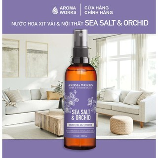 Nước hoa aroma works xịt thơm vải, nội thất linen & interior sprays 115ml