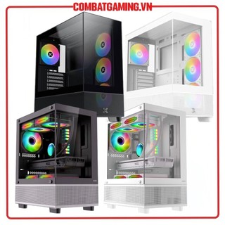 Case Máy Tính MIK Aether - XIGMATEK Endorphin AIR E-ATX Black & White (RAD240 & RAD360) Hàng Chính Hãng