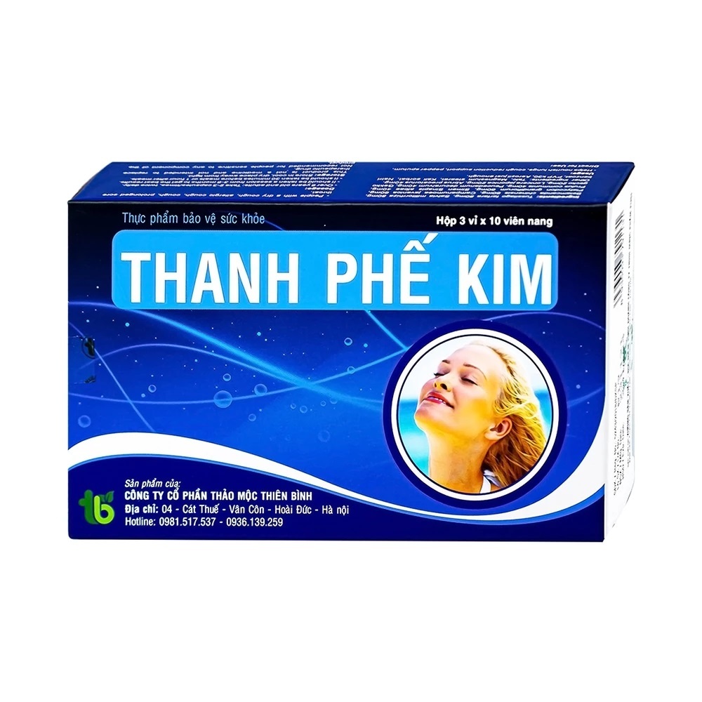 Viên Uống Bổ Phế Thanh Phế Kim Giúp Giảm Ho, Giảm Đờm (Hộp 30 Viên)