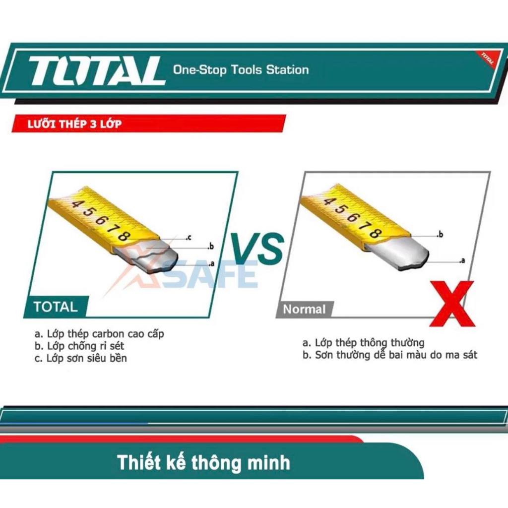 Thước cuộn 3M Total