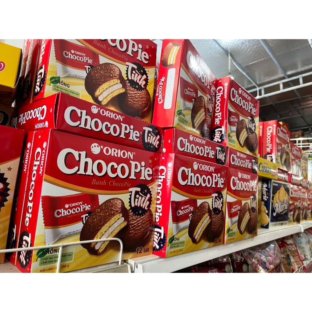 Bánh Chocopie Sakura Orion vị đào 360g (hộp 12 cái