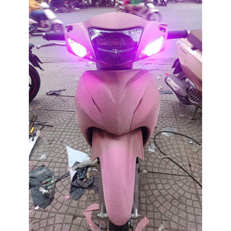 DECAL GIẤY KIM TUYẾN LẤP LÁNH CAO CẤP .50x20cm