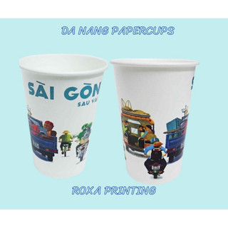 50 ly giấy in hình size 16oz 500ml có nắp