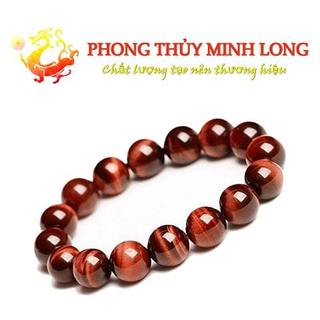Vòng đá mắt hổ Đỏ Nâu chất lượng 5A hợp mệnh Hỏa và Thổ - Quà tặng phong thủy
