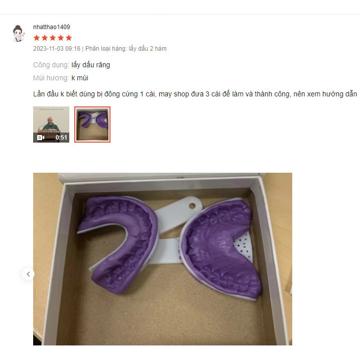 Bộ kit lấy dấu răng tại nhà  Truesmile