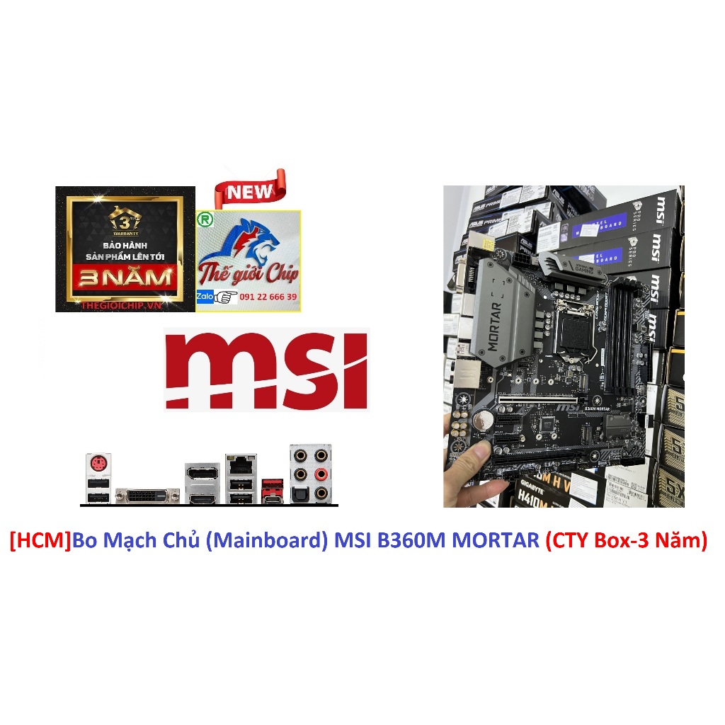 Bo Mạch Chủ  MSI B360M MORTAR