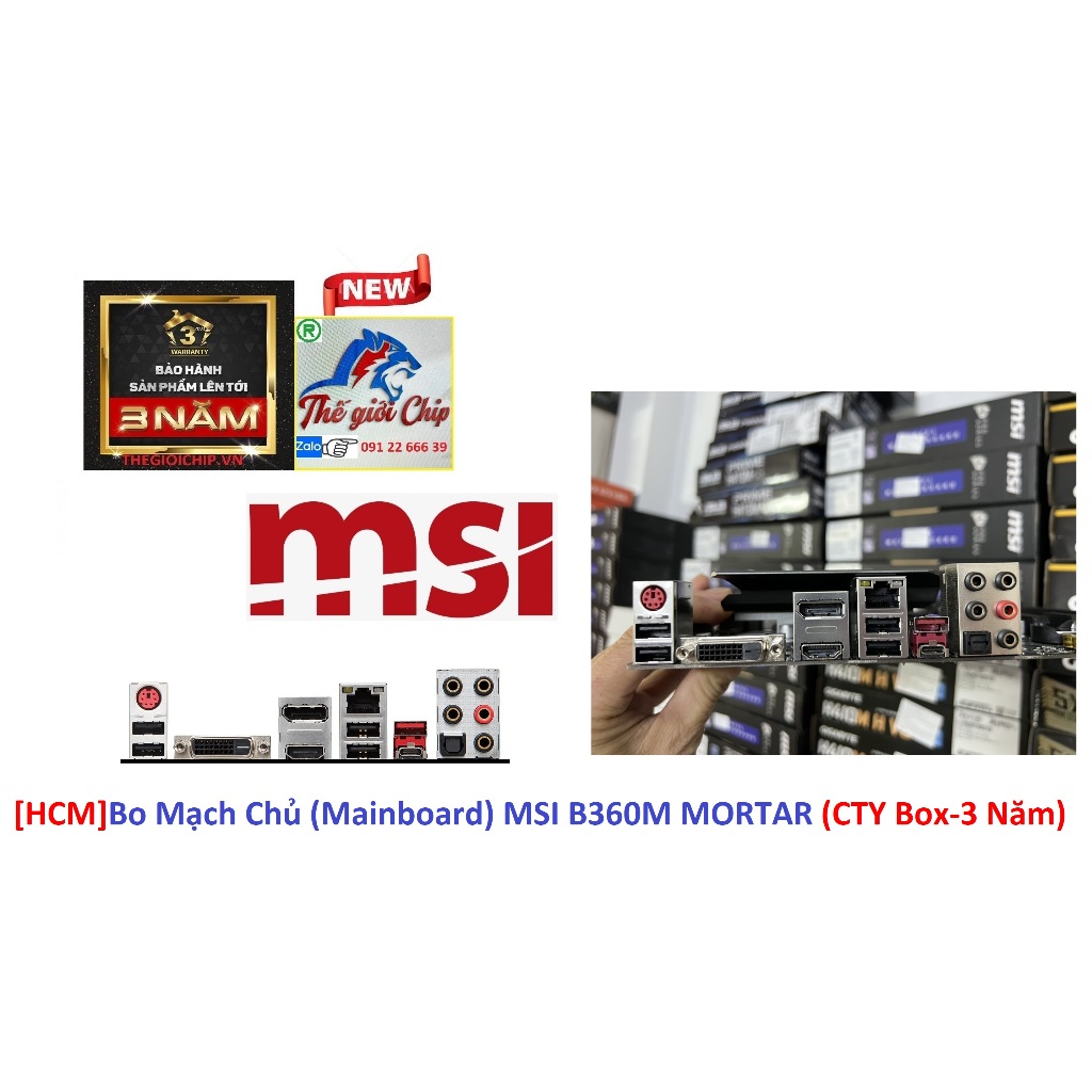 Bo Mạch Chủ  MSI B360M MORTAR