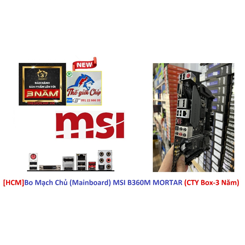 Bo Mạch Chủ  MSI B360M MORTAR