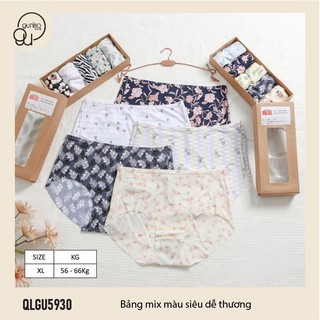 Set 5 quần chip cotton lạnh Nhật xuất xịn