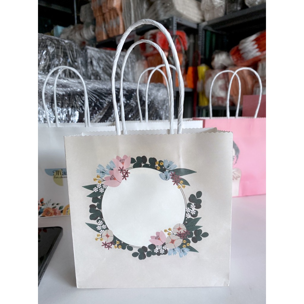 10 cái Túi giấy IN MÀU CAO CẤP chất liệu KRAFT NHẬT