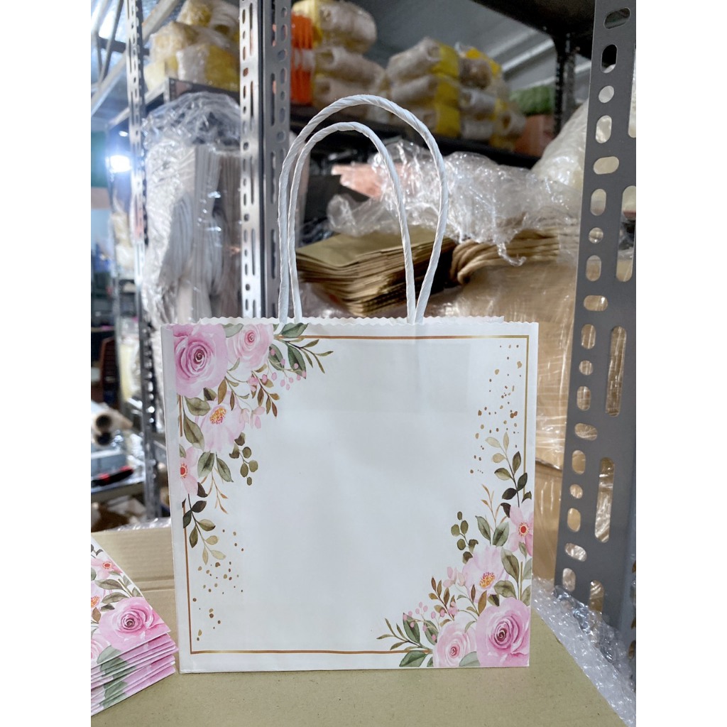 10 cái Túi giấy IN MÀU CAO CẤP chất liệu KRAFT NHẬT