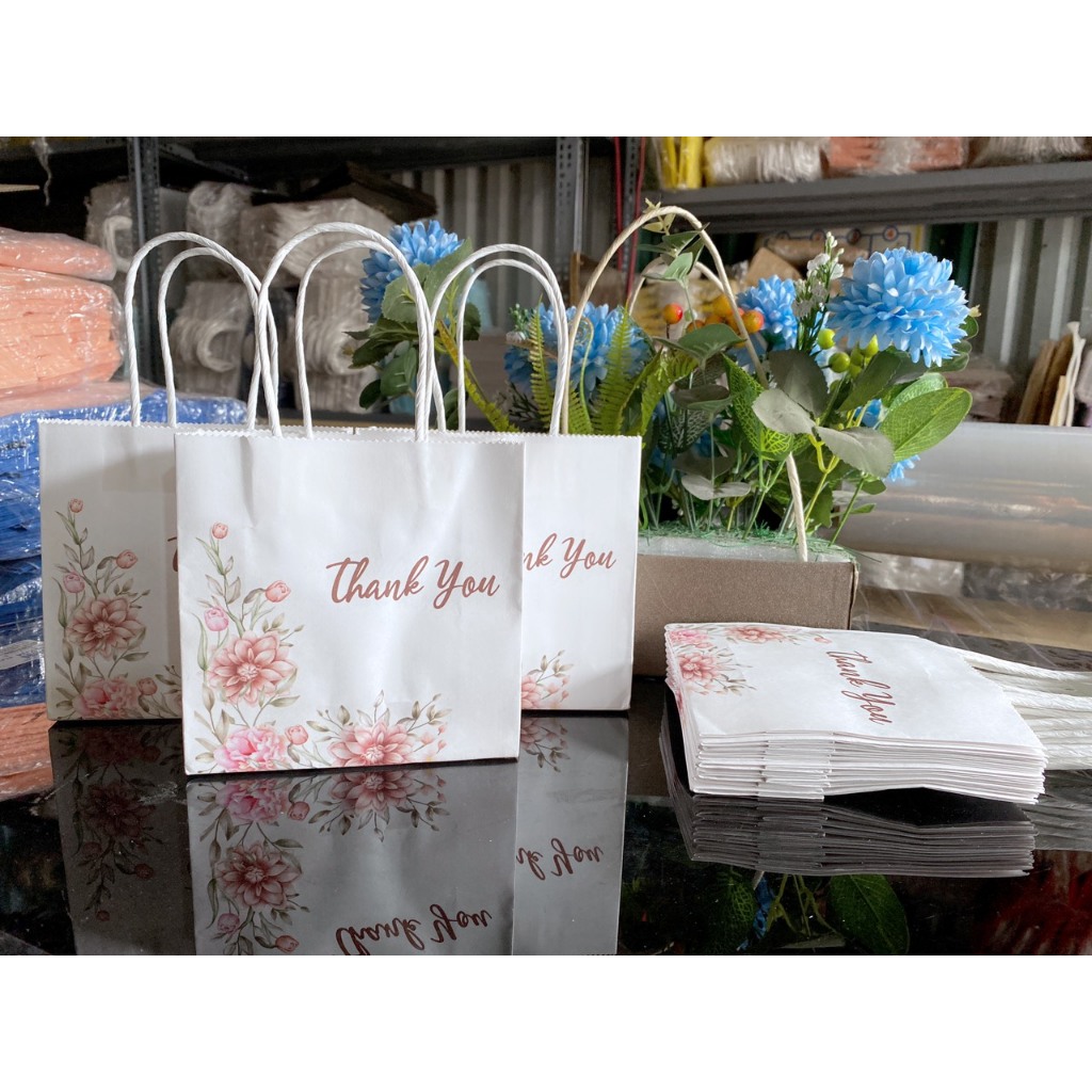 10 cái Túi giấy IN MÀU CAO CẤP chất liệu KRAFT NHẬT