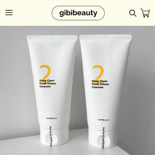 Sữa rửa mặt numbuzin no 2 deep clean fresh cream cleanser 120ml
