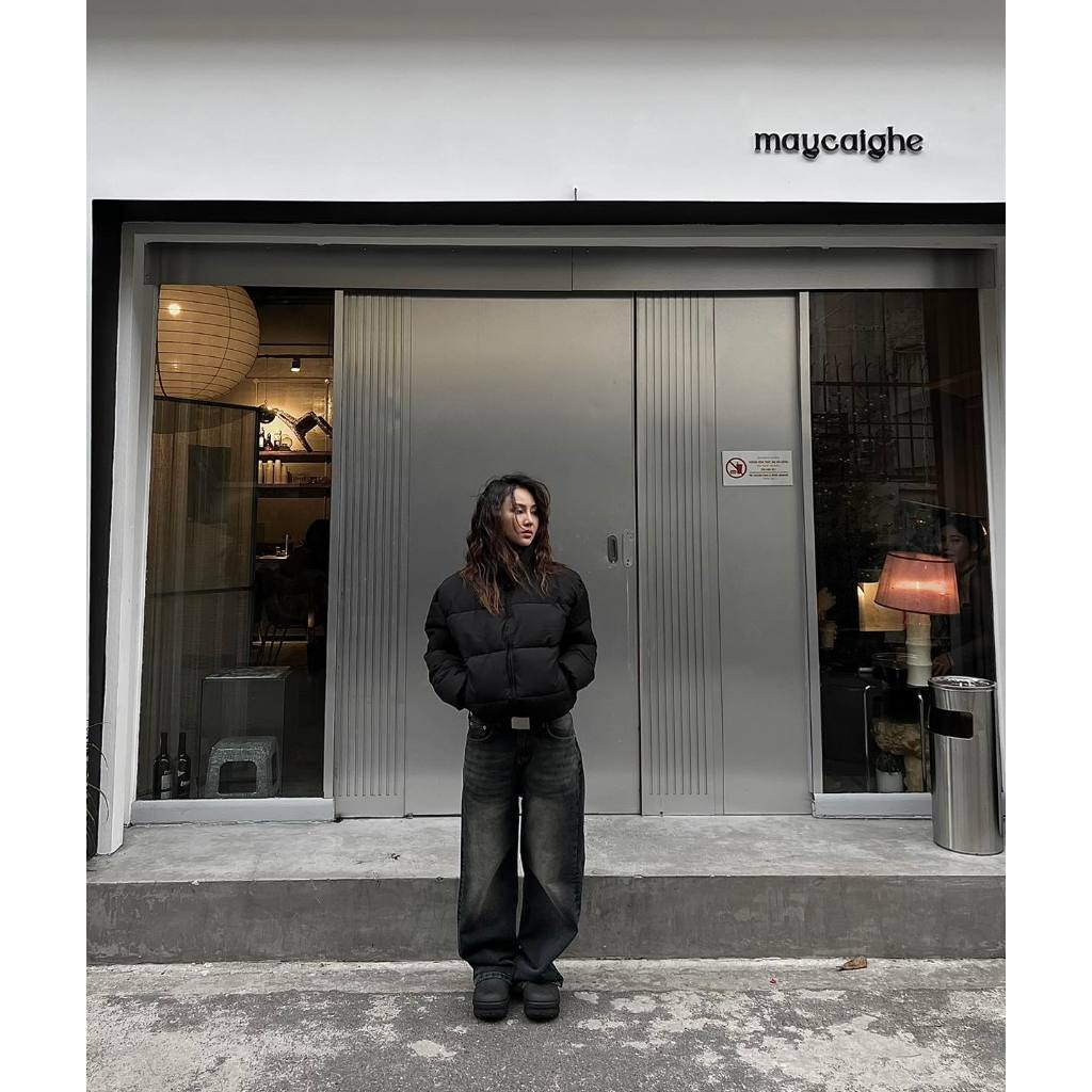 Áo Khoác Phao Young Green Basic Puffer Coat