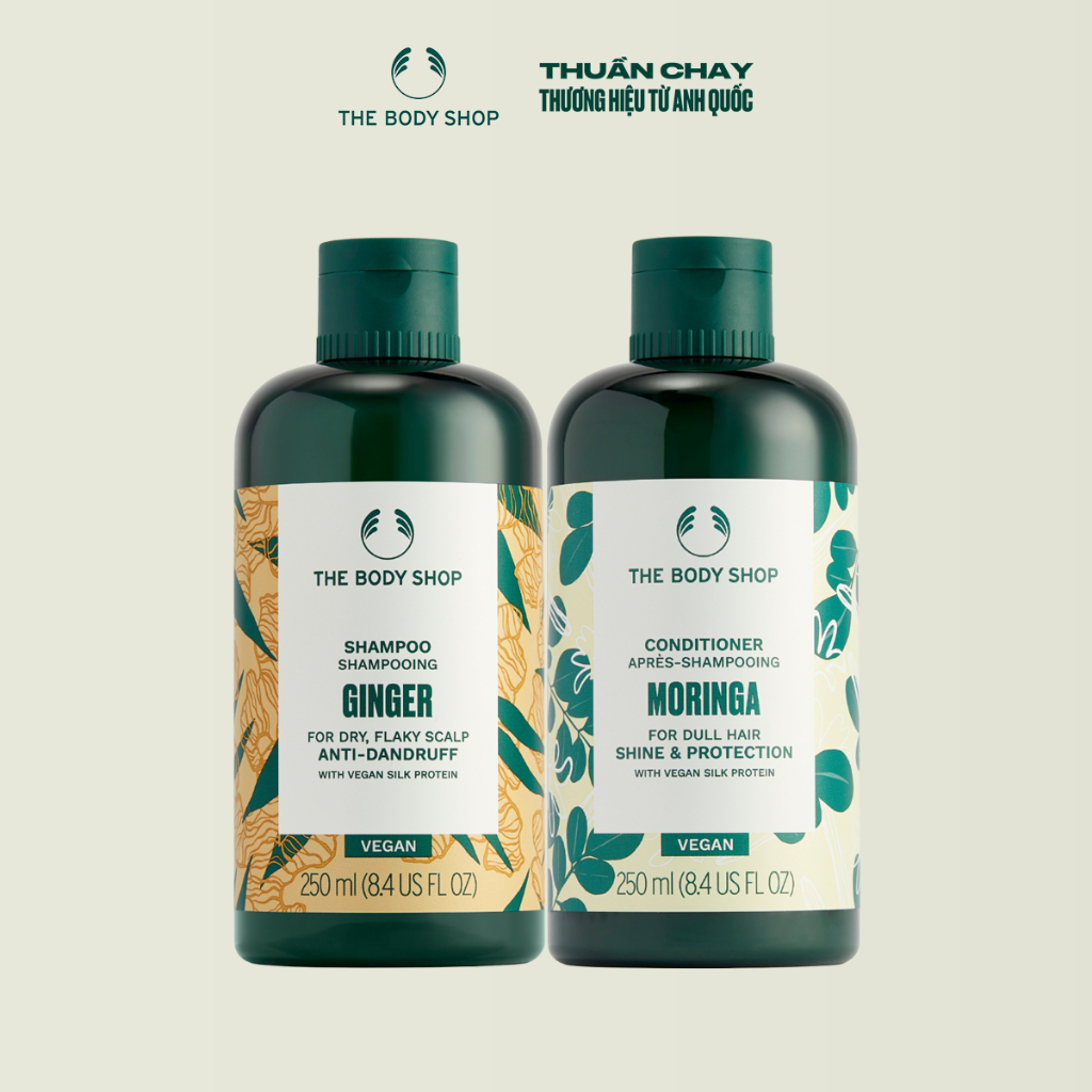 Combo Dầu Gội Gừng 250ml & Dầu Xả Hoa Chùm Ngây 250ml