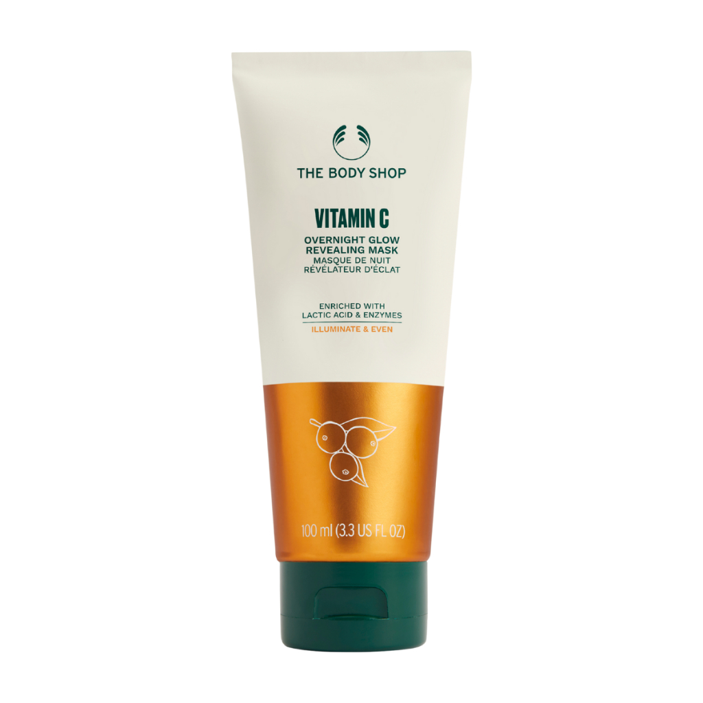 Mặt nạ ngủ dưỡng sáng da The Body Shop Vitamin C  Overnight Glow Revealing Mask 100ml