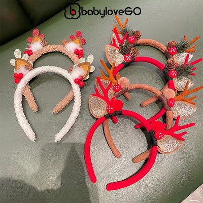 Bờm Noel 2026 băng đô cài tóc giáng sinh trâm cài tóc hình tuần lộc
