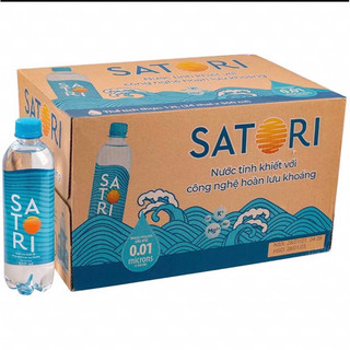 thùng 24 chai nước suối Satori 500ml