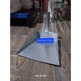 Ky hót rác tôn dầy, cán dài 15cm. gàu hót rác sắt cán dài......