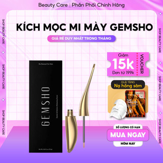 Serum dưỡng mi Gemsho Eyelash & Eyebrow 3ml của Mỹ - Tinh chất dưỡng mi mày, kích thích mọc mâu lông mày lông mi nam nữ