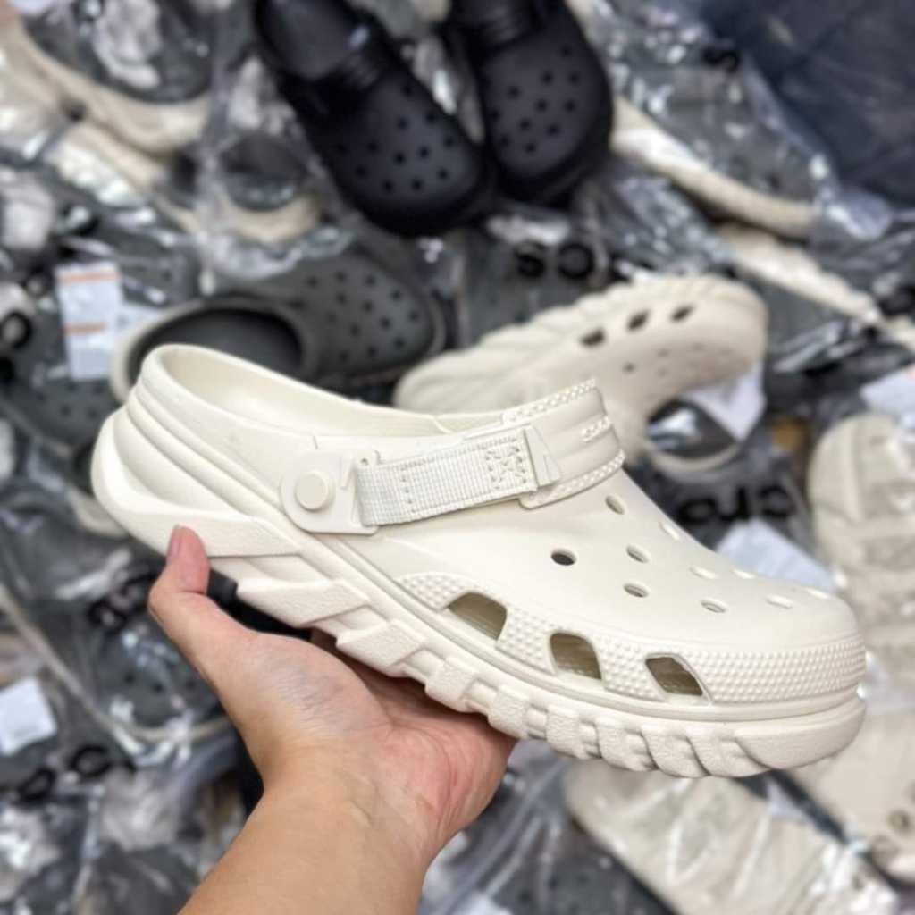 Dép Cross Duet Max 2 Clog Unisex , chính hãng, full box- Tặng 10 Sticker,MÀU KEM