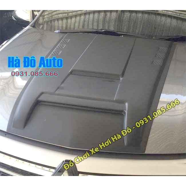 Ốp Nắp Capo Pajero Sport 2017 2018 2019 2020 2021 2022 2023 - Ốp Trang Trí Nắp Capo Mitsubishi Pajero Sport 2017/2023