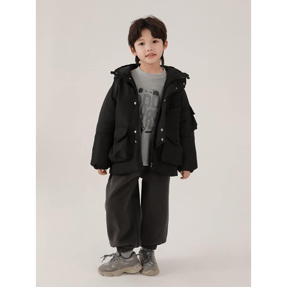 Áo khoác parka MTL UK túi hộp bé trai