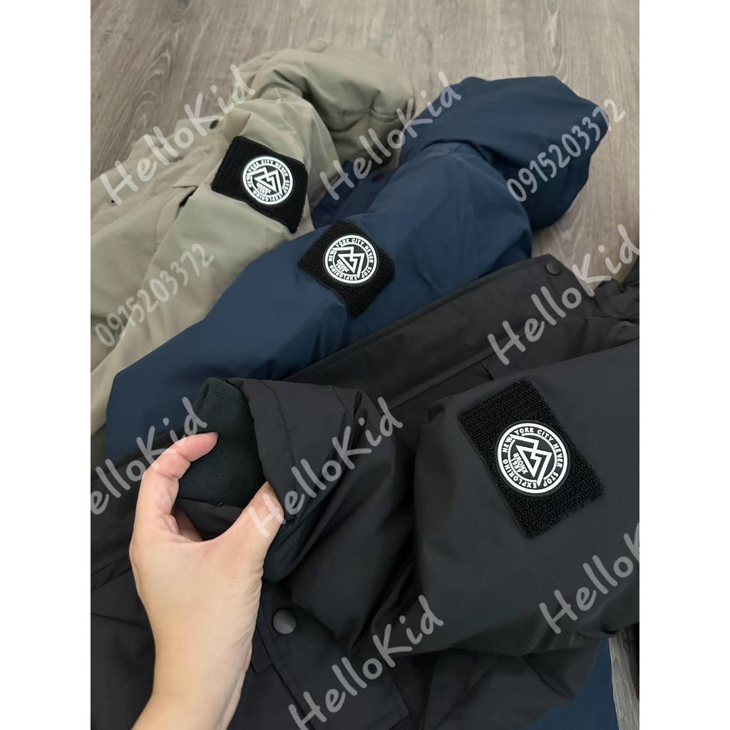 Áo khoác parka MTL UK túi hộp bé trai
