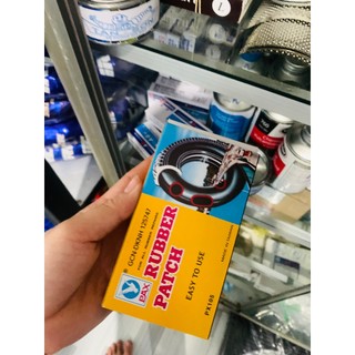 Hộp 24 miếng hoặc 48 miếng vá xăm xe máy kèm keo vá loại tốt