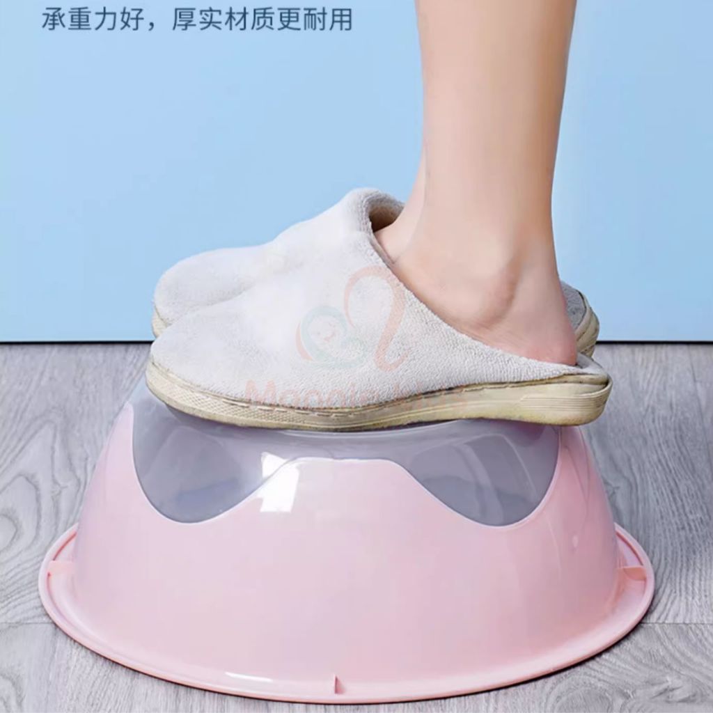 Chậu rửa mặt cho bé hình gấu Panda, thau rửa mặt chất liệu cao cấp cho trẻ - Monnie Kids