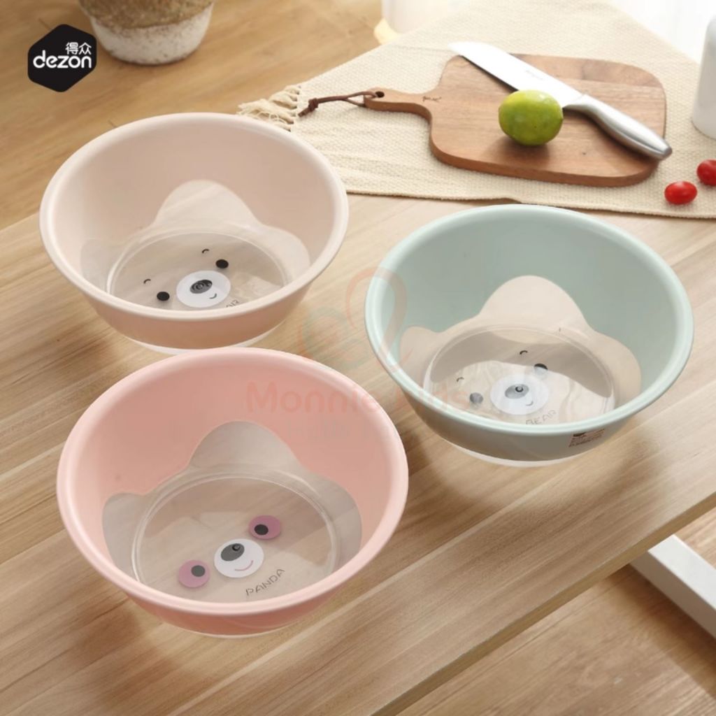 Chậu rửa mặt cho bé hình gấu Panda, thau rửa mặt chất liệu cao cấp cho trẻ - Monnie Kids