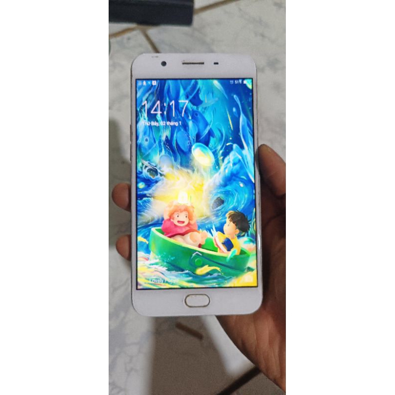 Cụm xác Oppo F1s máy màn ám nhẹ sọc nhỏ bị MK