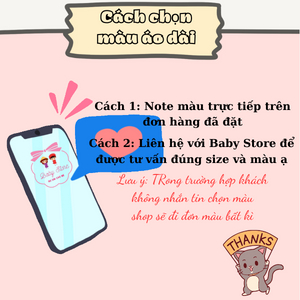 Áo dài nhung 🔥SALE SỐC🔥 thêu hạc chất liệu nhung tăm cao cấp - Áo Dài Cho Bé Baby Store - ADB02