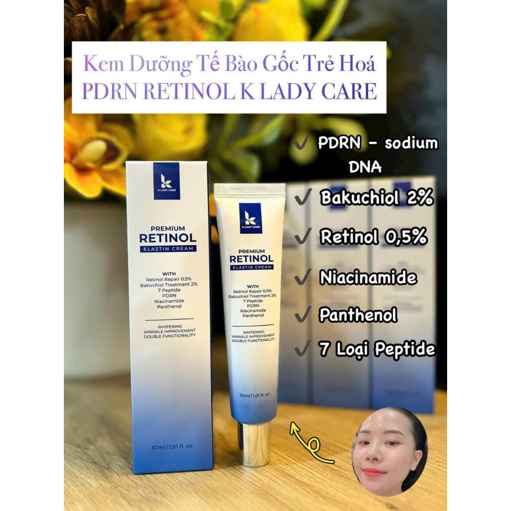 Kem Dưỡng Trẻ Hoá Căng Bóng Cho Da K Lady Care