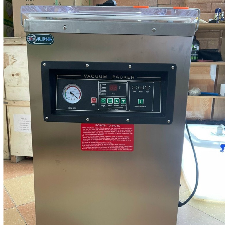 Máy hút chân không công nghiệp DZ400, máy hút thực phẩm công xuất 900W mạnh mẽ cho áp suất đạt -0,1Mpa bảo hành 12 tháng