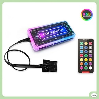 Hub + remote fan rgb điều khiển màu fan led