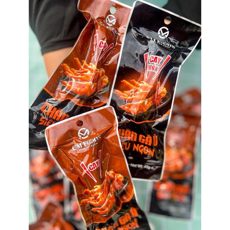 Combo 15 Chân Gà Ủ Vị + Chân Gà Rút Xương + Tai Heo Ủ Vị CM Food - ĂN VẶT Việt Nam