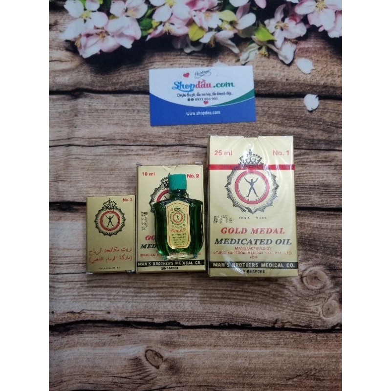 Dầu gió xanh gold medal singapore