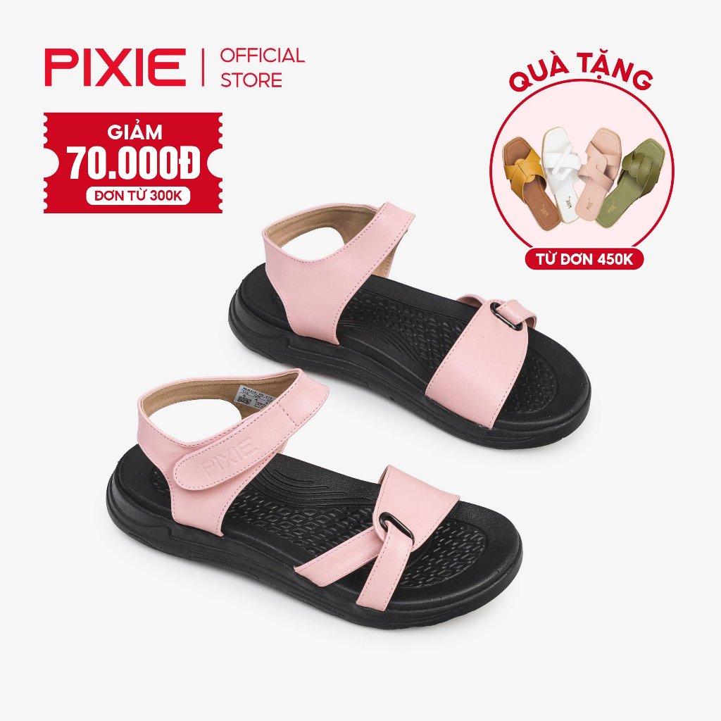 Giày Sandal Đế Xuồng 3cm Quai Đan chéo H225 Pixie