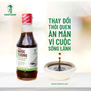 Nước tương mật hoa dừa - sokfarm 200ml