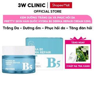 Kem Dưỡng Trắng Da Và Phục Hồi Da Pretty Skin Hàn Quốc Hydra B5 Derma Repair Cream 52ML Cấp Ẩm Làm Dịu Nuôi Dưỡng Da