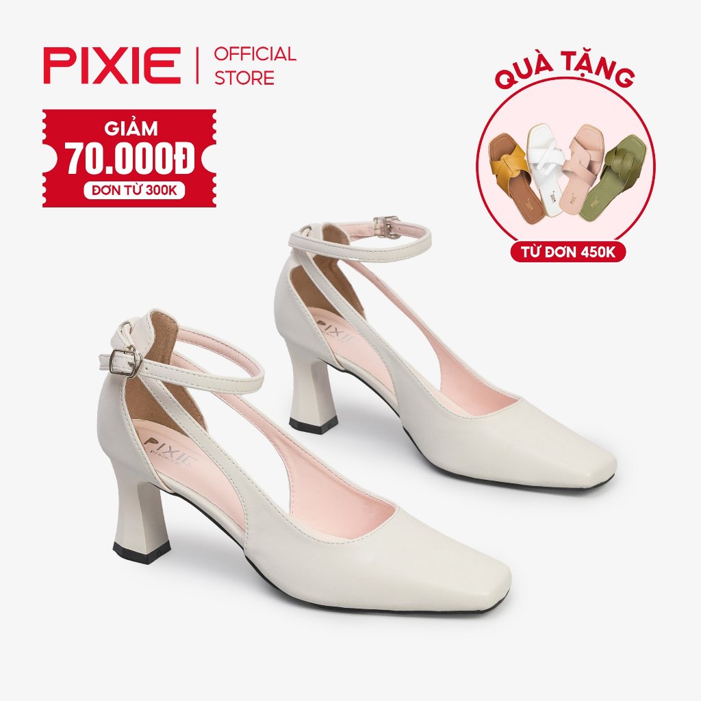 Giày Cao Gót 7cm Khoét Gót H229 Pixie