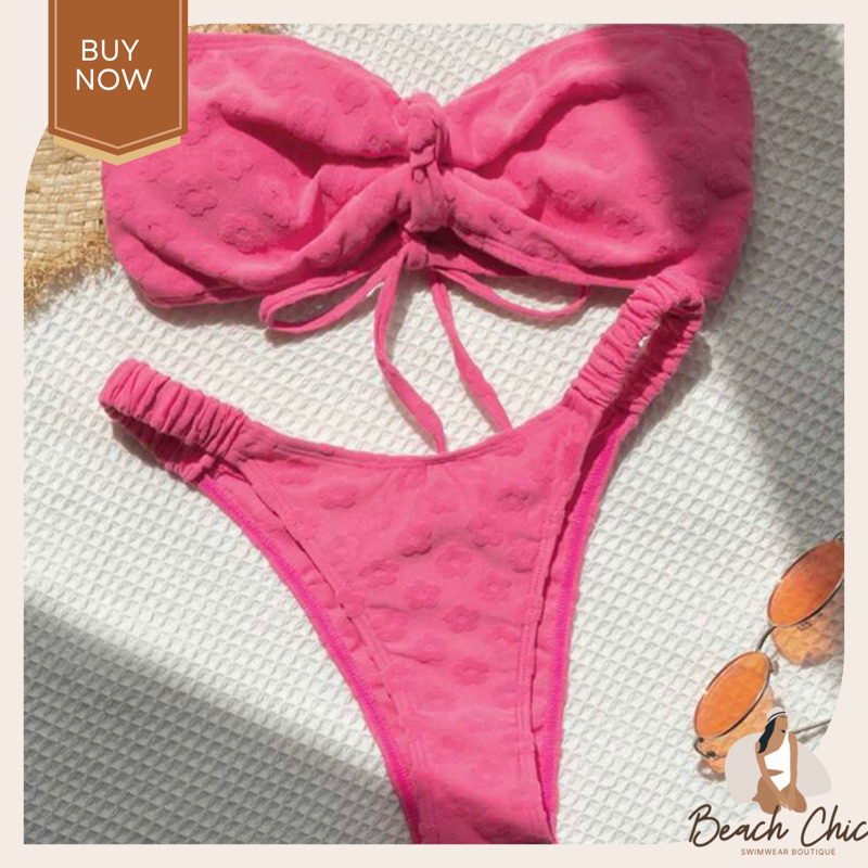 BEACHCHIC Bikini Set 2 Pieces Bow Front - Bikini 2 mảnh nơ trước