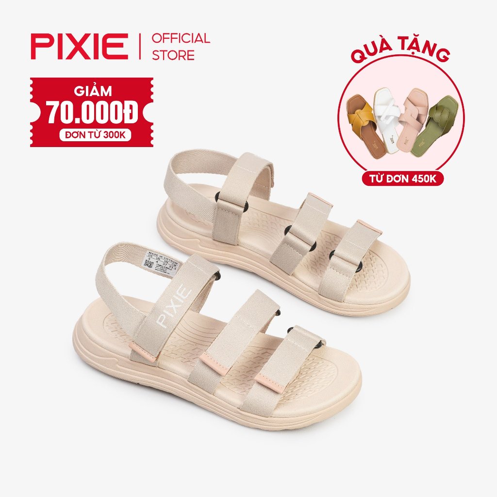 Giày Sandal Xuồng 3cm Đế Mềm Quai Dù H222 Pixie