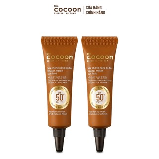 HÀNG TẶNG KHÔNG BÁN - Combo 2 Sữa chống nắng bí đao - Ráo mịn tự nhiên SPF 50+, UVA-PF 62.6 Cocoon 5ml