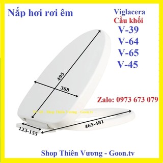 Nắp bàn cầu Viglacera, Tư vấn theo size, là nắp thay thế